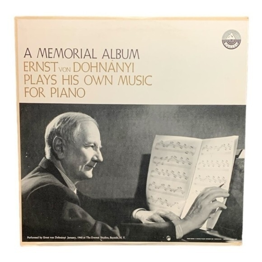 LP Ernst von Dohnanyi - A Memorial Edition Vinyl Record